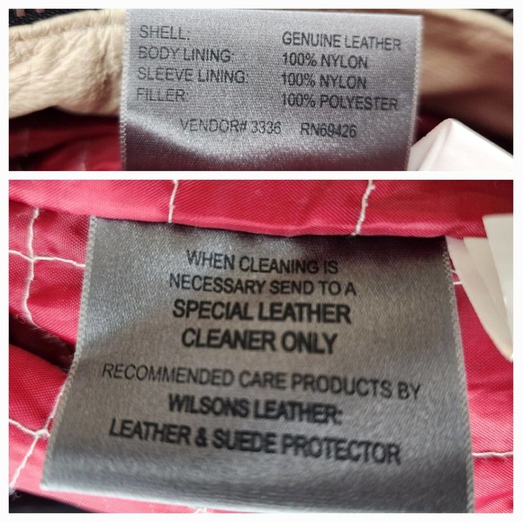 Vintage WILSON LEATHER M.JULIAN Moto Jacket Asymmetric Sleeve Stripes Mens XL - Picture 14 of 16